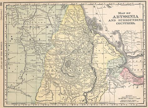 Map of Abyssinia and the Surrounding Countries | Digital Collections at ...