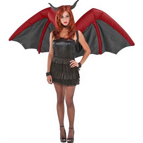 Inflatable Costume Devil Wings Adult Halloween Accessory - Walmart.com