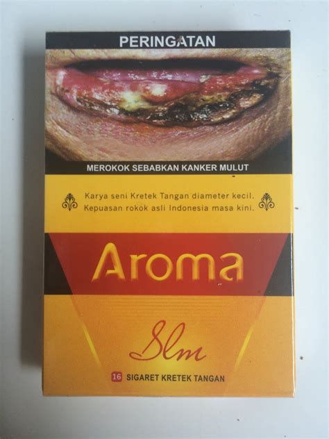 Aroma SLM (Slim), Rokok Sigaret Kretek Tangan dengan Diameter yang Kecil