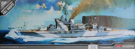 Academy Models HMS Warspite 1943 1:350 Scale Plastic Model Kit ...