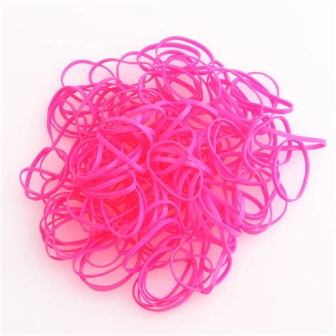 High quality 901 Pink Rubber Band Elastic Rope Women Girls child Tie ...