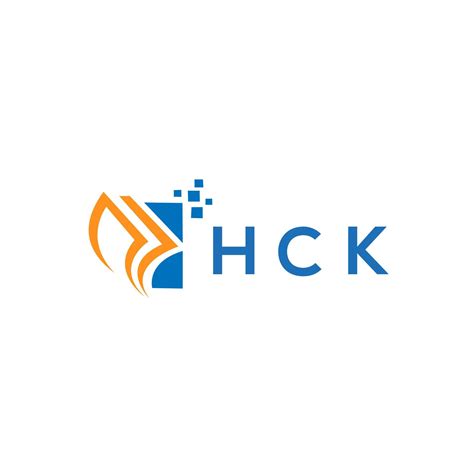 HCK credit repair accounting logo design on white background. HCK ...