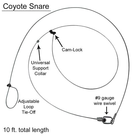 Coyote Snares (DOZEN) | Wildlife Control Supplies | Product Code: WCSBNCS