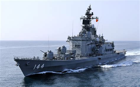 Download wallpapers JDS Kurama, DDH-144, destroyer, Japanese warship ...