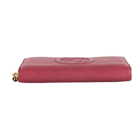 Gucci Pink Leather Soho Wallet