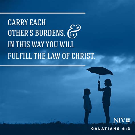 NIV Verse of the Day: Galatians 6:2