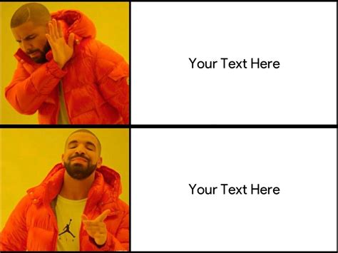 Free Drake Meme Template PowerPoint and Google Slides