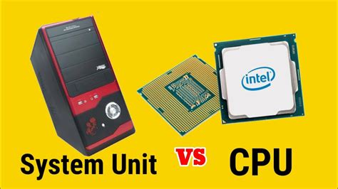 SYSTEM UNIT VS CPU EXPLAIN IN 1 MINUTE - YouTube