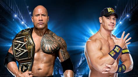 The Rock vs. John Cena WrestleMania 29 main event match official ...