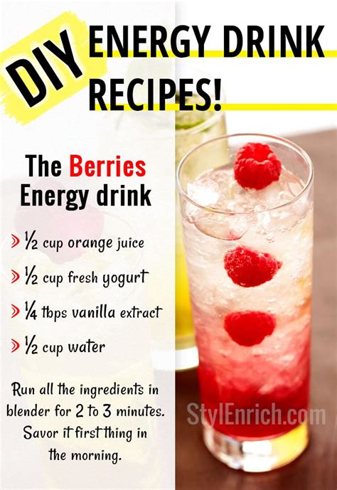 Healthy Energy Drinks Recipes To Make Energy Boosting Drinks at Home