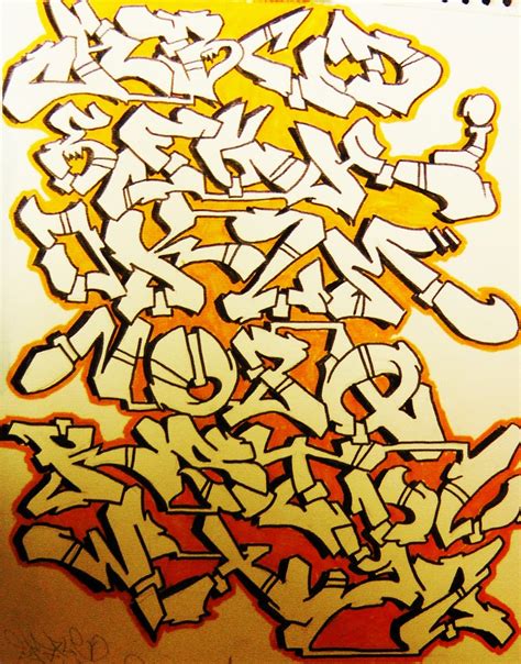 Graffitie: alphabet graffiti 3d