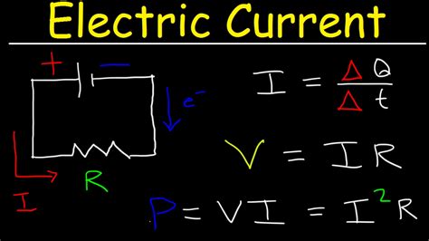 Electric Current & Circuits Explained, Ohm's Law, Charge, Power ...