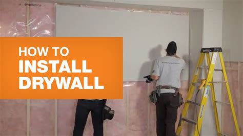 How To Install Drywall (The Right Way) - YouTube