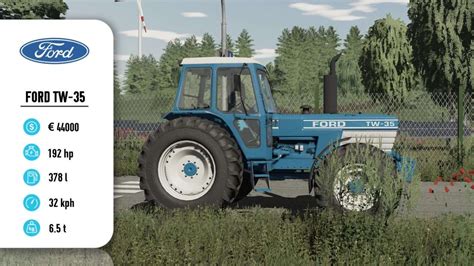 Ford TW-35 v1.4 FS22 Mod | Farming Simulator 22 Mod