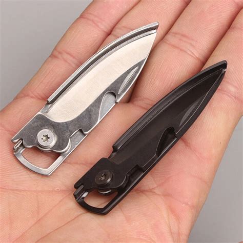 Mini Multipurpose Folding Knife keychain Multi Functional Tool Key ...