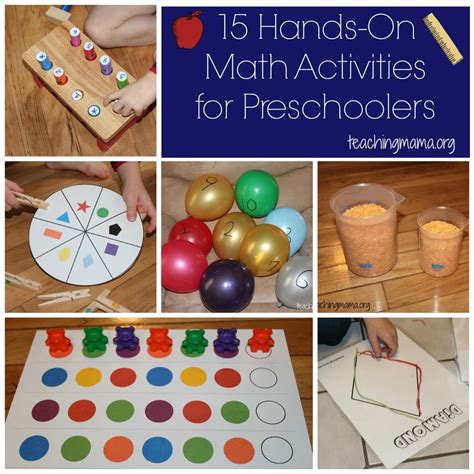 Hands-On Math Activities for Preschoolers