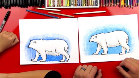 How To Draw A Polar Bear (Realistic) - Art for Kids Hub