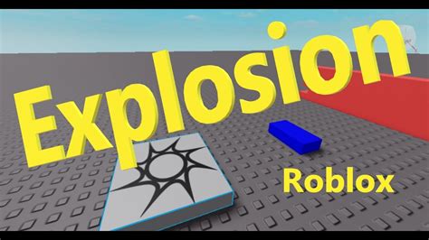 How to Make an Explosion in Roblox (Roblox Studio Tutorial for New ...