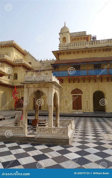 Sita Ram Temple Courtyard stock image. Image of colored - 69879725