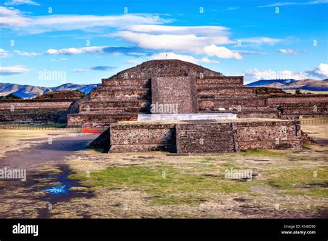 Temple of Quetzalcoatl Pyramid Teotihuacan, Mexico City Mexico Stock ...