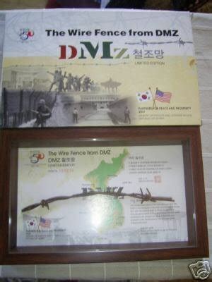 Korean War DMZ Fence Wire in Presentation Case | #38386294