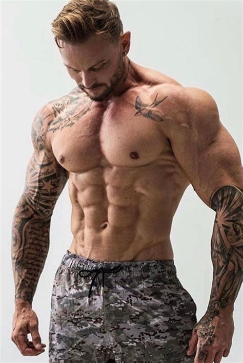 Muscle Tattooed Men - Printable Calendars AT A GLANCE