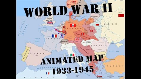 WWII Animated Map - Best Version! 1933-1945 War in Europe - YouTube