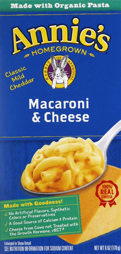 Annie’s Cheddar Mac & Cheese 6 oz | Starfish Market