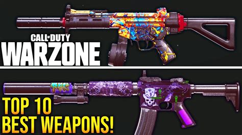 Call Of Duty WARZONE: TOP 10 BEST WEAPONS & SETUPS To Use! (WARZONE ...