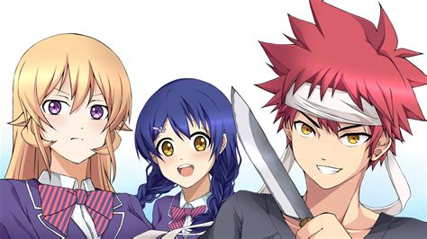 Food Wars: Shokugeki No Soma HD, Sōma Yukihira, Erina Nakiri, Megumi ...