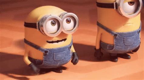 Yup GIF - Up Excited Minions - Discover & Share GIFs