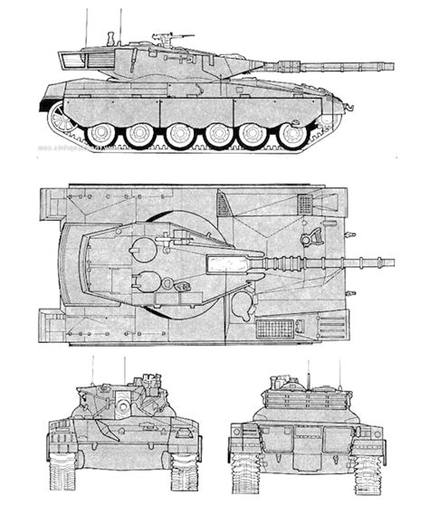 Merkava Size Comparison