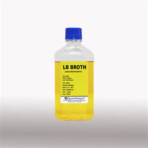 Quality Biological Inc LB Broth (Luria Bertani, Miller), 1000 mL ...