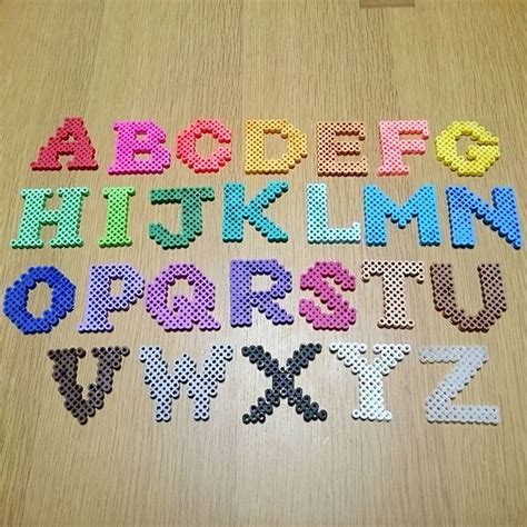 Perler Bead Letter Templates