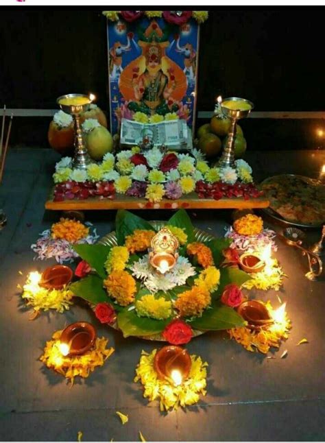 Pin by Pinterest on Festival Decoration | Diwali pooja, Diwali ...