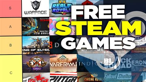 The Free PC Steam Games Tier List - YouTube