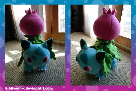 Ivysaur Plush by Allyson-x on DeviantArt