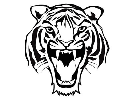 Roaring Tiger Drawing at GetDrawings | Free download