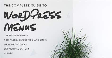 The Complete Guide to WordPress Menus - Amanda Schoedel Creative