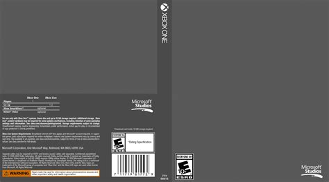 Xbox One Cover Template by ETSChannel on DeviantArt