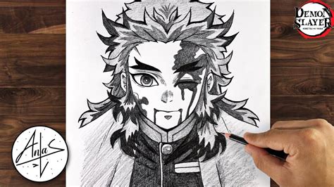 How to Draw RENGOKU From Demon Slayer | Drawing Anime Tutorial For ...