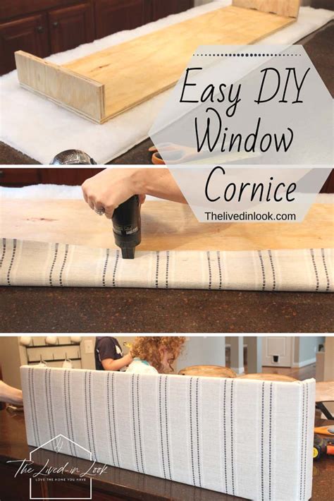 Easy DIY Window Cornice You Need to Make Now - The Lived-in Look