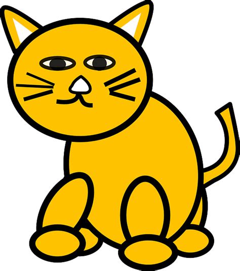 Free Yellow Cat Vector Art - Download 21+ Yellow Cat Icons & Graphics ...