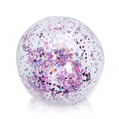 Soft Pink Glitter Beach Ball - Walmart.com - Walmart.com