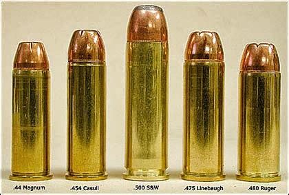 Bullets: .500 S&W magnum (12.7x41 mm)