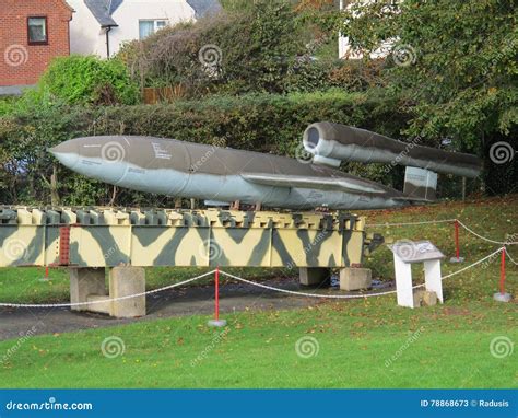 V1 flying bomb editorial stock photo. Image of duxford - 78868673