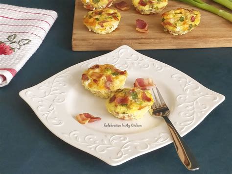 Bacon & Cheese Omelette Bites - Celebration In My Kitchen | Goan Food ...