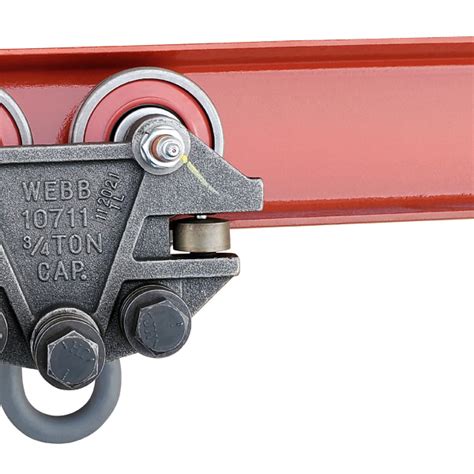 Beam Trolley 3/4 Ton | Heavy-Duty Cast-Iron for I-Beam Systems