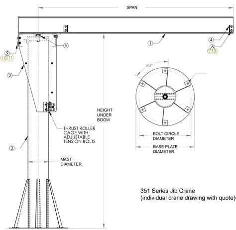 Homemade Jib Crane Design Drawings