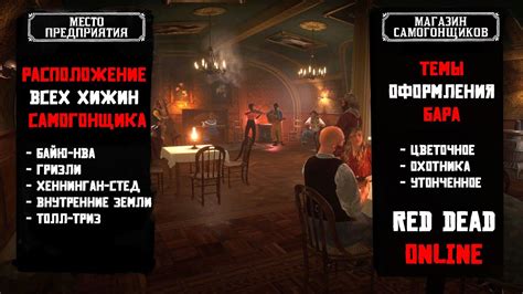 Red Dead Online: All Moonshine Shack Locations & Bar Decor Showcase ...